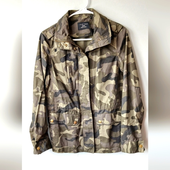 Love Tree Camouflage Jacket Womens Medium Utility Military - Picture 1 of 7